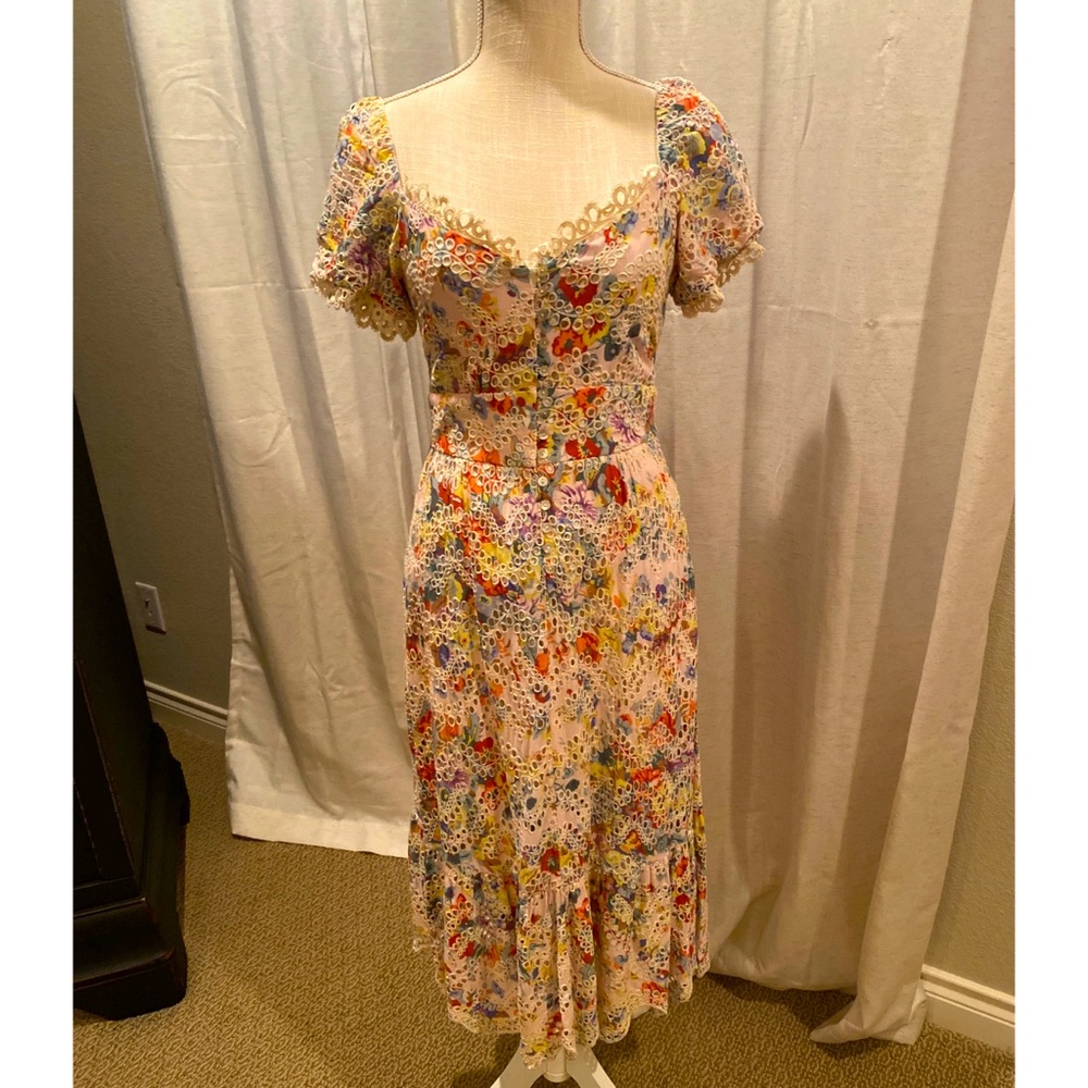 Elliatt Scalloped Neck Faith Dress